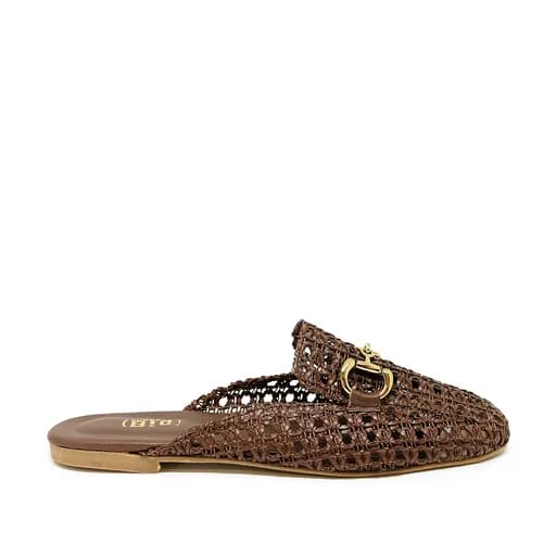Bigshoes GA1164-05 Δερμάτινο Mule Καφέ