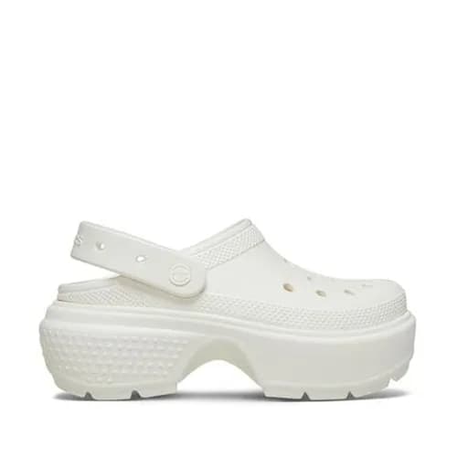 Crocs Lined Stomp Clog 112391-01 Σαμπό Λευκό