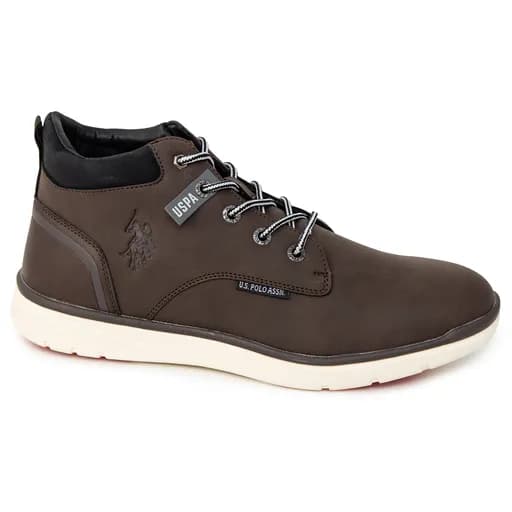U.S. Polo Assn. Ανδρικά Μποτάκια YGOR010-DBR003 Καφέ