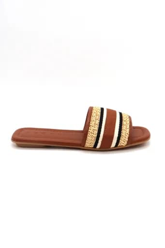 HOGAN ΠΑΠΟΥΤΣΙΑ ΣΑΝΔΑΛΙΑ H685 FLAT SANDALO NASTRO ΤΑΜΠΑ