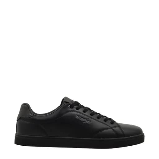 Ανδρικά sneakers Wrangler BENNET MEN LOW 20253002.11A TRIPLE BLACK μαύρο