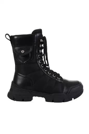 LOVE MOSCHINO ΠΑΠΟΥΤΣΙΑ SNEAKERD.TREK45 VIT ΜΑΥΡΟ