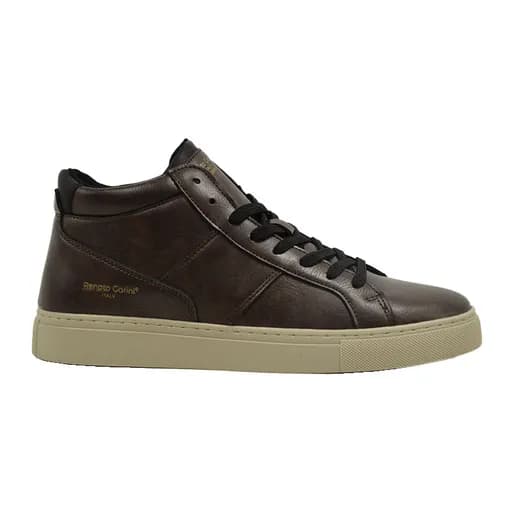 Ανδρικά μποτάκια Renato Garini 222-700 ΚΑΦΕ ΜΑΥΡΟ Χ23 TORINO-2202 DK BROWN AK1051-2/BLK/BEIGE OUTSOLE Ρ5700222129805 καφέ