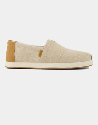 TOMS NAT UNDY STCH STRP MN ALPFWD ESP 10023174-NATURAL Ecru