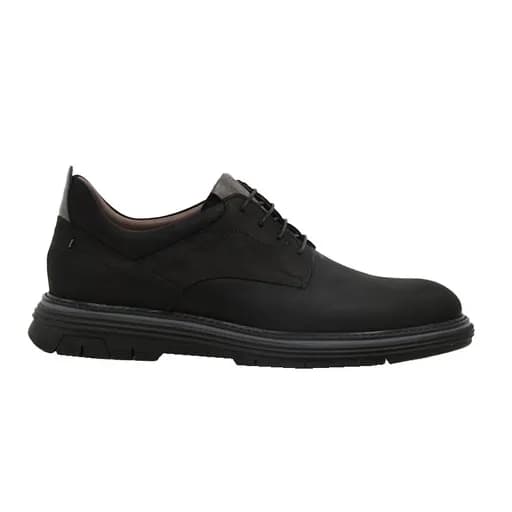 Ανδρικά παπούτσια Damiani 5200 μαύρο δέρμα nubuck