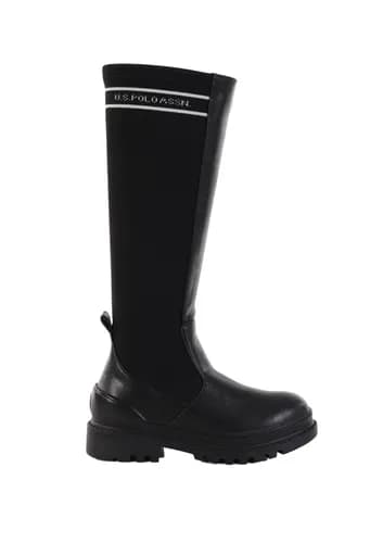 U.S POLO ASSN ΠΑΠΟΥΤΣΙΑ ΜΠΟΤΑ BRUNA001A ΜΑΥΡΟ
