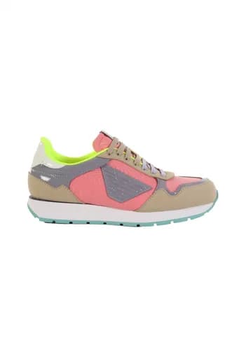 EMPORIO ARMANI ΠΑΠΟΥΤΣΙΑ SNEAKERS WOMAN ΛΟΓΟΤΥΠΟ ΠΟΛΥΧΡΩΜΟ