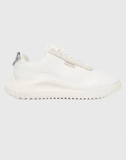 CALVIN KLEIN JEANS EVA RUNNER LACE UP MAT MIX YW0YW02016-01T OffWhite