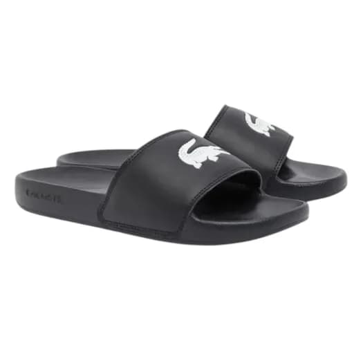 Lacoste Serve Slide Ανδρικές Παντόφλες 49CMA0041-312 Black Μαύρο