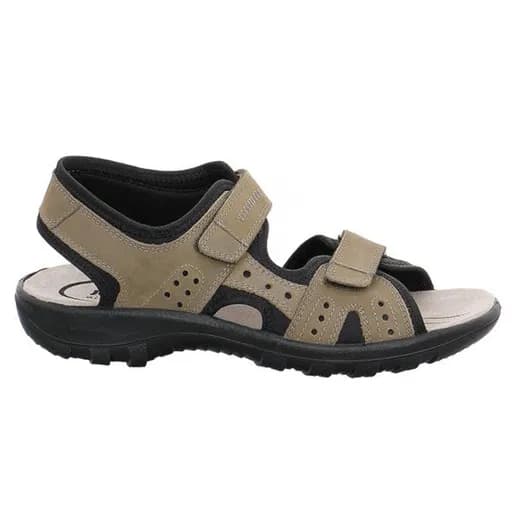 Jomos 50460912240 Ανατομικό Δερμάτινο Comfort Πέδιλο Γκρι