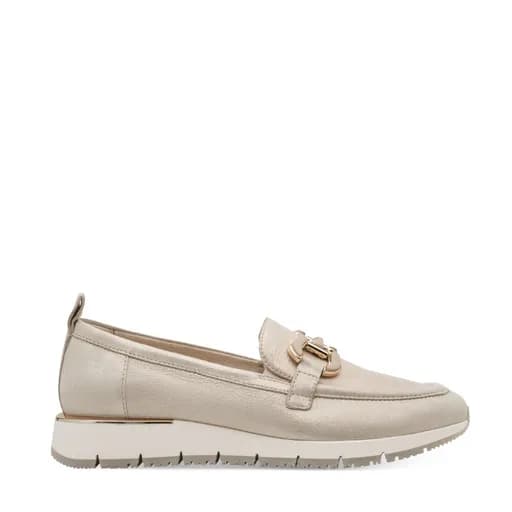 Γυναικεία μοκασίνια Tamaris 1-24705-46 179 χρυσό δέρμα nubuck