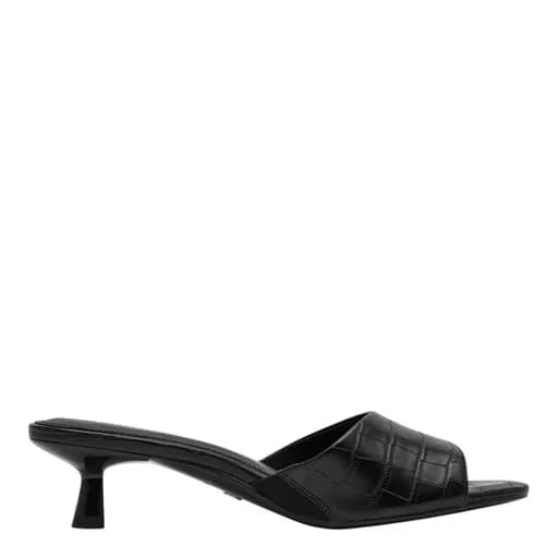 Γυναικεία mules Tamaris 1-27218-46 028 μαύρο