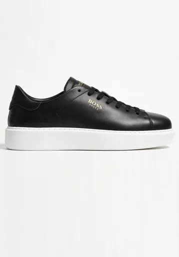 BOSS Shoes Δερμάτινα Sneakers Sneakers - D5720 Black Garda