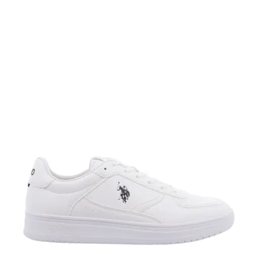 Ανδρικά sneakers U.S.POLO ASSN KOSMO015B-WHI PU SYNTH. LEATHER λευκό
