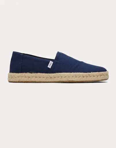 TOMS NVY RCLD CTN SLB WVN MN ALPROP ESP 10019870-NAVY NavyBlue