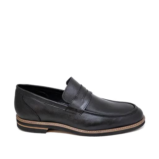 Bigshoes KL37111-01 Δερμάτινο Dress Μαύρο