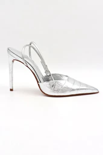 SCHUTZ ΠΑΠΟΥΤΣΙΑ MULES ANAΓΛΥΦΟ ΚΡΟΚΟ ΑΣΗΜΙ