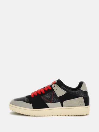 Guess Ανδρικά Sneakers Sava Με Λογότυπο 4g FMTSLLELL12-BLARE Μαύρο