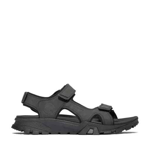 Timberland Ανδρικά Δερμάτινα Σανδάλια Lincoln Peak Strap Sandal TB0A5T5G015 Μαύρο