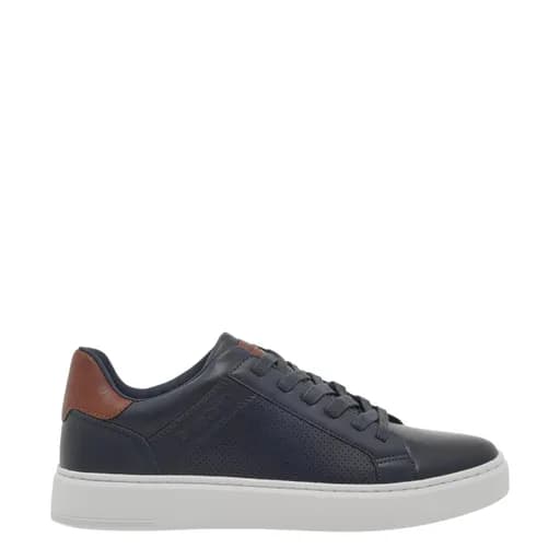 Ανδρικά sneakers Renato Garini 043-700 NAVY/TAN/WHITE OUTSOLE W5700043243A μπλε