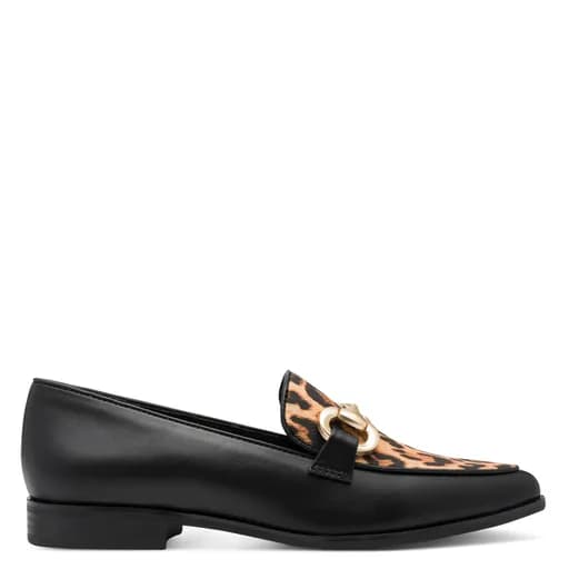 Γυναικεία Loafers Marco Tozzi 2-24216-45-005 Μαύρο Λεοπάρ