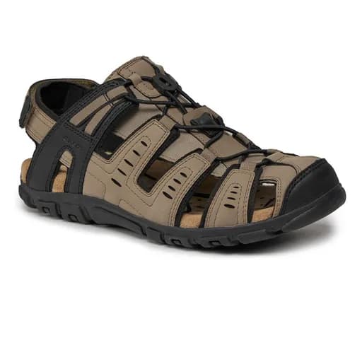 GEOX U4524C 000EK C6738 STRADA U SANDAL TAUPE