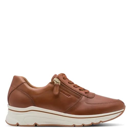 Γυναικεία Ανατομικά Δερμάτινα Sneakers Tamaris 1-23711-42 3B8 Καφέ