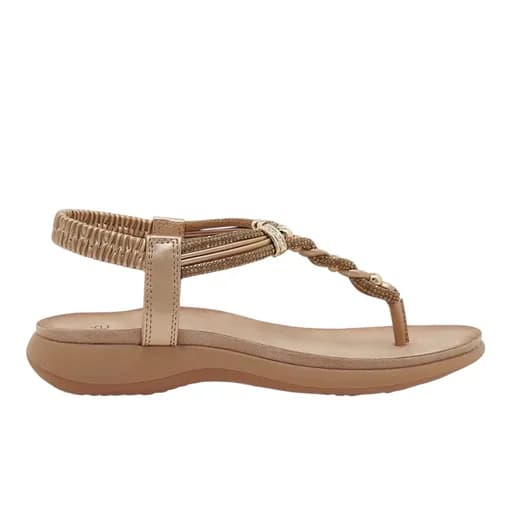 Γυναικεία Σανδάλια Exe BZX47962-RT1 Ροζ Χρυσό Μακραμέ W489Q621237M