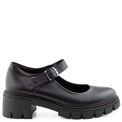 Γυναικεία Ανατομικά Δερμάτινα Loafers Ragazza 0758-Μαύρα