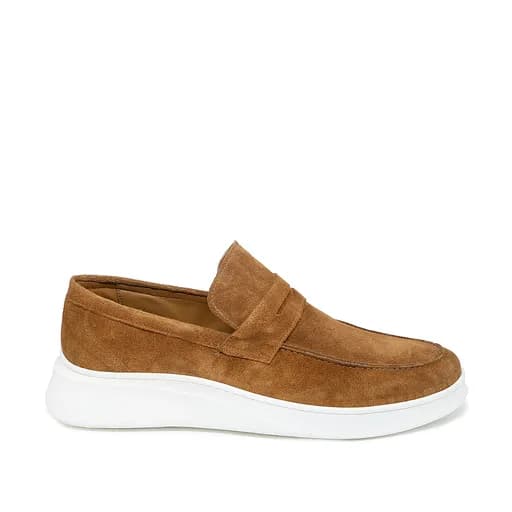 Bigshoes KL32301-05 Δερμάτινο Μοκασίνι Καφέ