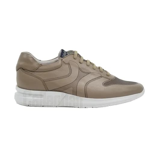 Ανδρικά sneakers Callaghan 91322 μπεζ δέρμα
