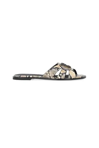 PINKO ΠΕΔΙΛΟ MILLY 04 - SLIPPER PRINTED CALF LEATHER ΤΥΠΩΜΑ ΦΙΔΙΟΥ