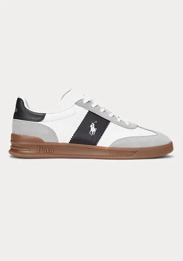 Polo Ralph Lauren Trainers της σειράς Heritage - 809956119 002 White Black Grey