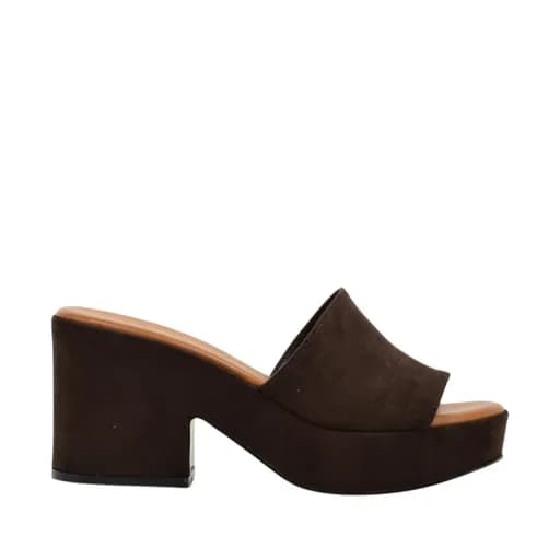 Γυναικεία mules Seven 881-85L BROWN W485L8814504 καφέ