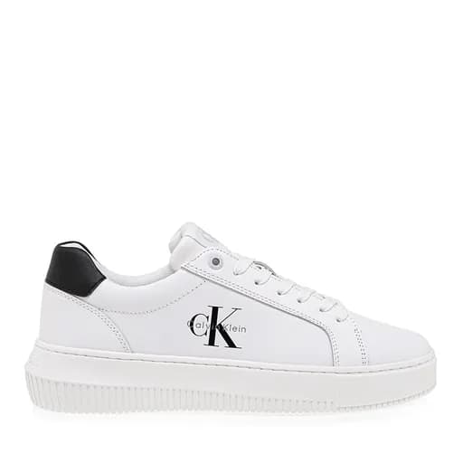 Ανδρικά Δερμάτινα Sneakers Calvin Klein YM0YM01317 0LD Λευκά