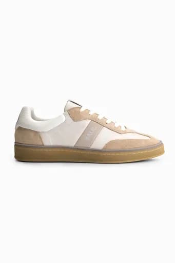 BALR. ΠΑΠΟΥΤΣΙΑ SNEAKERS LONDON CLASSIC LOGO ΕΚΡΟΥ-ΜΠΕΖ