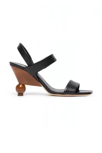 MAX MARA WEEKEND ΠΑΠΟΥΤΣΙΑ ΠΕΔΙΛΑ ΔΕΡΜΑ WKAAFFETTO ΜΑΥΡΟ