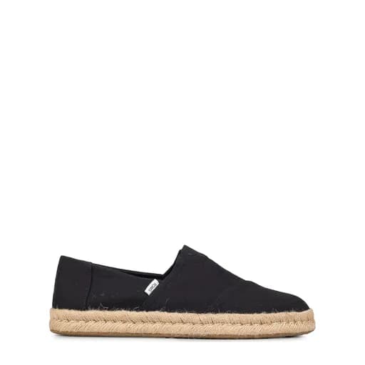 Εσπαντρίγιες ανδρικές Toms Μαύρο 10019875 Alpargata Rope 2.0 262