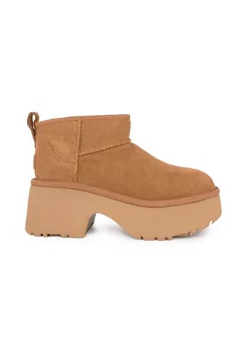 UGG ΠΑΠΟΥΤΣΙΑ ΜΠΟΤΑΚΙA CLASSIC ULTRA MINI ΝΕW HEIGHTS LOGO TAMΠΑ