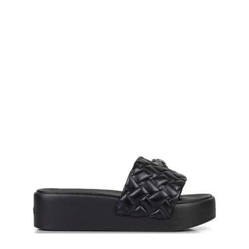 Πλατφόρμες-Flatforms γυναικεία Kurt Geiger Μαύρο 4797800979 Meena Eagle Platform 262