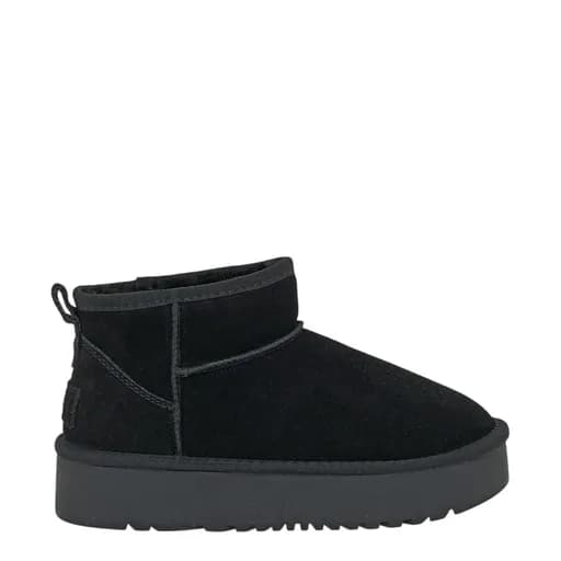 Γυναικεία μποτάκια Seven 551-39W BLACK SUEDE LEATHER V339W5512004 μαύρο δέρμα καστόρ