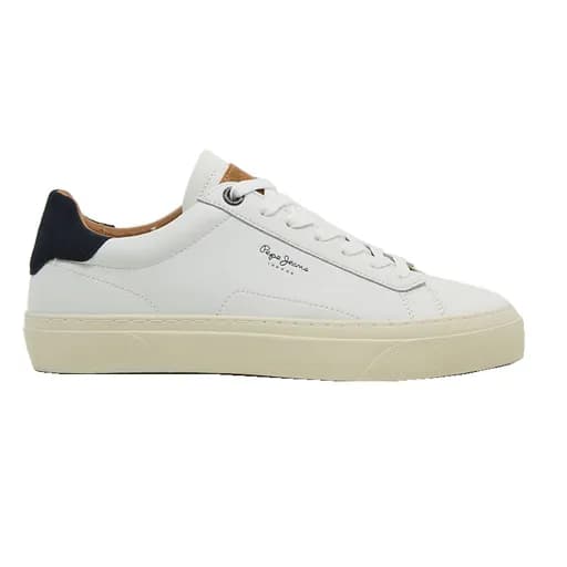 Ανδρικά Sneakers Pepe Jeans PMS30930 800 YOGI ORIGINAL 800WHITE λευκό