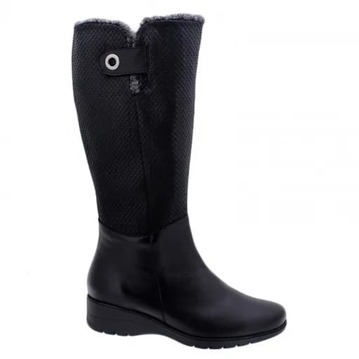 Piesanto 175980 XL Δερμάτινη Μπότα Μαύρη