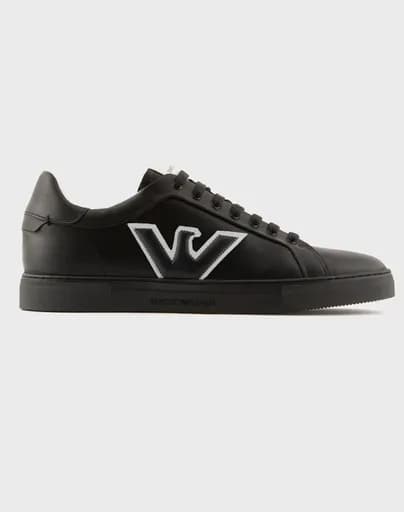 EMPORIO ARMANI SNK SHINY SOFT MFA X4X598XN633-K001 TotalBlack