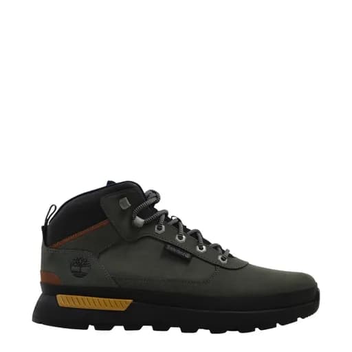 Ανδρικά μποτάκια Timberland TB0A61ER033 FIELD TREKKER MID LACE SNEAKER CASTLEROCK γκρι δέρμα nubuck