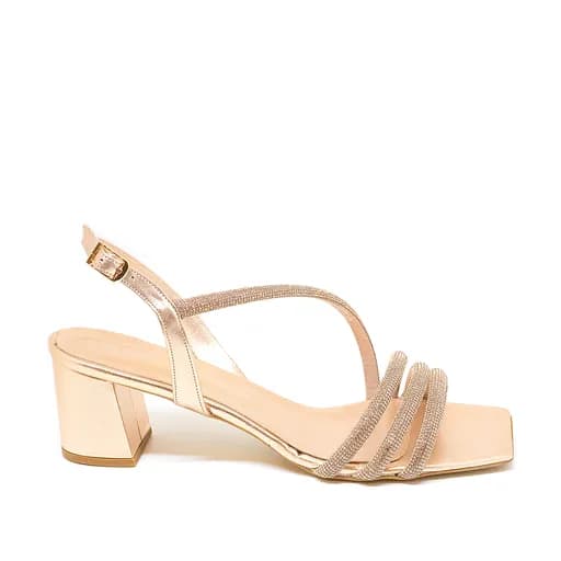 Bigshoes MX22134-06 Δερμάτινo Πέδιλο Χάλκινο 5cm