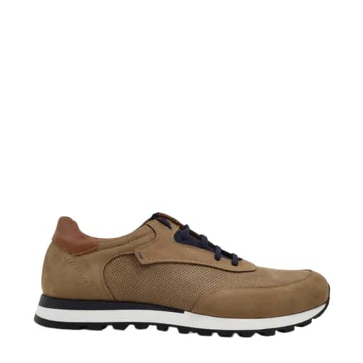 Ανδρικά παπούτσια casual Antonio Shoes 115 μπεζ δέρμα nubuck