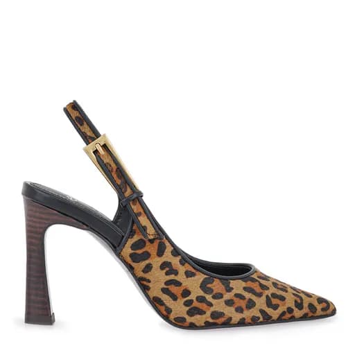 Γυναικείες Γόβες Slingback Exe Toledo-842 V47008415869 Λεοπάρ Πόνυ