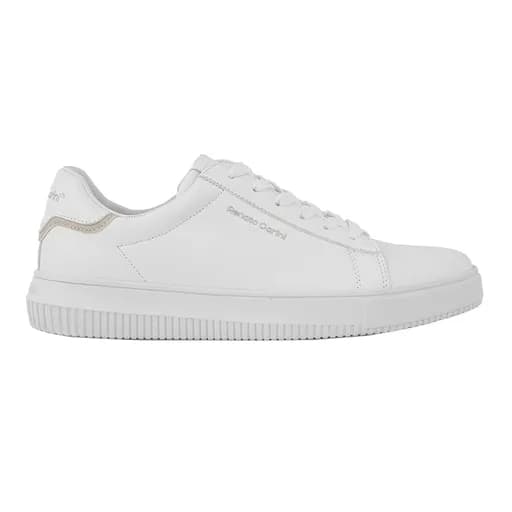 Ανδρικά sneakers Renato Garini 015-700 FABIO-2215 WHITE/ICE NUBUCK 2080-3 λευκό/πάγος