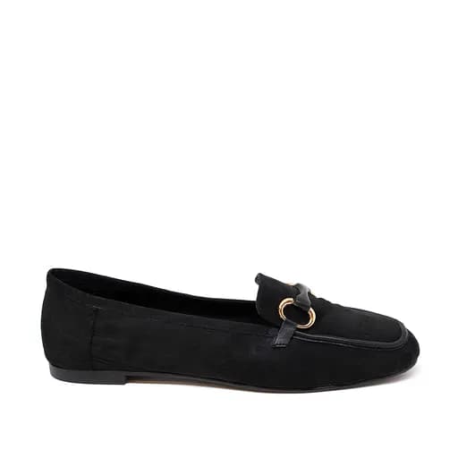 Bigshoes GA1157-01 Δερμάτινο Μοκασίνι Μαύρο